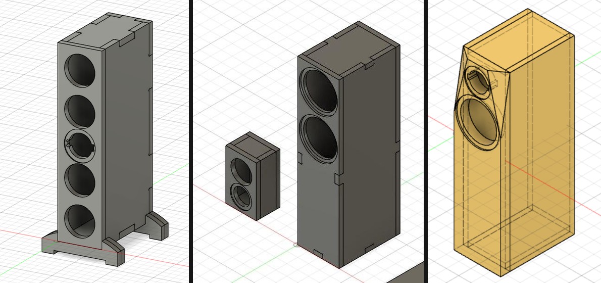 Prototyyppikoteloiden 3D-mallit